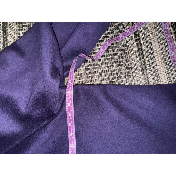 Women's Vintage Cape Coat wool blend made in the USA Purple Size 16 - Picture 7 of 13